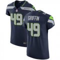 Wholesale Cheap Nike Seahawks #49 Shaquem Griffin Steel Blue Team Color Men's Stitched NFL Vapor Untouchable Elite Jersey