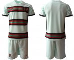 Wholesale Cheap Men 2021 European Cup Portugal away grey Soccer Jersey