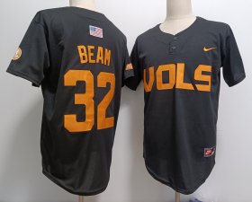 Cheap Men\'s Tennessee Volunteers #32 Drew Beam Black Pullover Cooperstown Stitched Nike Jersey
