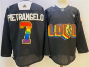 Cheap Men's Vegas Golden Knights #7 Alex Pietrangelo Black 2024-25 Home Stitched Hockey Jersey