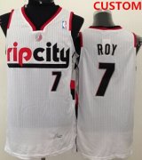 Portland Trail Blazers Custom Rip City White Swingman Jersey Cheap