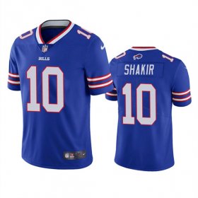 Wholesale Cheap Men\'s Buffalo Bills #10 Khalil Shakir Blue Vapor Untouchable Limited Stitched Jersey