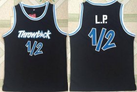 Wholesale Cheap Men\'s Orlando Magic #1 Penny Hardaway Nickname L.P. Black Swingman Stitched NBA Basketball Jersey