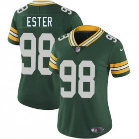 Women\'s Green Bay Packers #98 James Ester Green 2025 Vapor Untouchable Limited Football Stitched Jersey(Run Small) Cheap