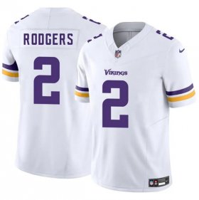 Men\'s Minnesota Vikings #2 Isaiah Rodgers White 2025 F.U.S.E. Vapor Limited Football Stitched Jersey Cheap