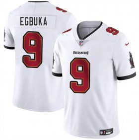 Cheap Men\'s Tampa Bay Buccaneers #9 Emeka Egbuka White 2025 Draft Vapor Untouchable Limited Football Stitched Jersey