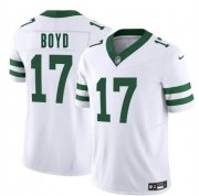 Cheap Men's New York Jets #17 Kris Boyd White 2025 F.U.S.E. Vapor Untouchable Limited Football Stitched Jersey