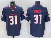 Cheap Men's Houston Texans #31 Dameon Pierce Navy F.U.S.E. Vapor Limited Football Stitched Jersey