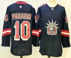 Cheap Men's New York Rangers #10 Artemi Panarin Navy Reverse Retro Authentic Jersey