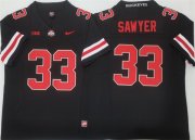 Cheap Men's Ohio State Buckeyes #33 Jack Sawyer Black 2025 F.U.S.E. Limited Stitched Jersey