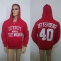 Wholesale Cheap CCM Detroit Red Wings #40 Henrik Zetterberg Red Lace Up Hoodie