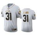 Wholesale Cheap Arizona Cardinals #31 David Johnson Men's Nike White Golden Edition Vapor Limited NFL 100 Jersey
