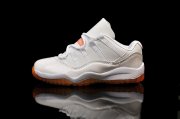 Wholesale Cheap Air Jordan 11 Kid Shoes White/yellow