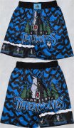 Cheap Men's Minnesota Timberwolves Black 2025 Shorts (Run Small)