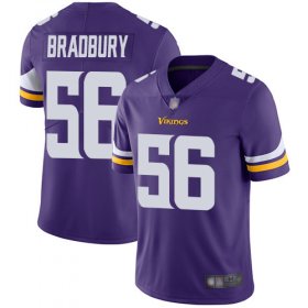 Wholesale Cheap Nike Vikings #56 Garrett Bradbury Purple Team Color Men\'s Stitched NFL Vapor Untouchable Limited Jersey