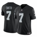 Men's Las Vegas Raiders #7 Geno Smith Black 2025 F.U.S.E. Vapor Football Stitched Jersey Cheap