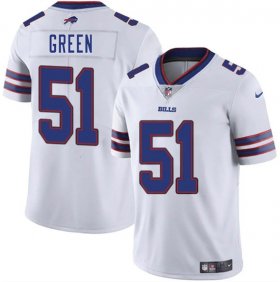 Men\'s Buffalo Bills #51 Kendrick Green White 2025 Vapor Untouchable Limited Football Stitched Jersey Cheap