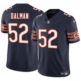 Men\'s Chicago Bears #52 Drew Dalman Navy 2025 F.U.S.E. Vapor Football Stitched Jersey Cheap