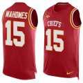 Wholesale Cheap Nike Chiefs #15 Patrick Mahomes Red Team Color Men's Stitched NFL Limited Tank Top Jersey