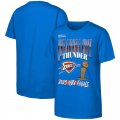 Men's Oklahoma City Thunder Blue 2025 Finals T-Shirt Cheap