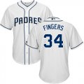 Wholesale Cheap Padres #34 Rollie Fingers White Cool Base Stitched Youth MLB Jersey