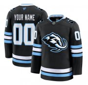 Cheap Men's Utah Mammoth ACTIVE PLAYER Custom 2025 Black Stitched Hockey Jersey