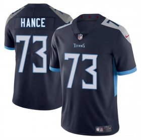 Men\'s Tennessee Titans #73 Blake Hance Navy 2025 Vapor Limited Football Stitched Jersey Cheap