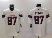 Cheap Men's Houston Texans #87 Cade Stover White Vapor Untouchable Football Stitched Jersey