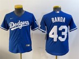 Cheap Men's Los Angeles Dodgers #43 Anthony Banda Royal Alternate Limited Stitched Baseball Jersey