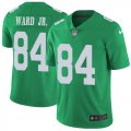 Wholesale Cheap Nike Eagles #84 Greg Ward Jr. Green Men's Stitched NFL Limited Rush Jersey
