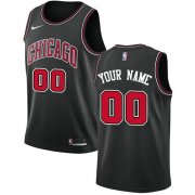 Cheap Men's Nike Chicago Bulls Customized Swingman Black Statement Edition NBA Jersey
