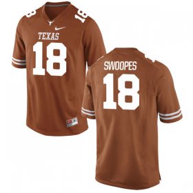 Wholesale Cheap Men\'s Texas Longhorns 18 Tyrone Swoopes Orange Nike College Jersey