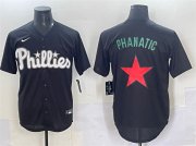 Cheap Men's Philadelphia Phillies Phanatic Black Lights Out Limited Stitched Baseball Jersey