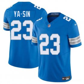 Cheap Men\'s Detroit Lions #23 Rock Ya-Sin Blue 2025 F.U.S.E. Vapor Limited Football Stitched Jersey