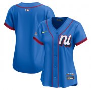 Cheap Women's National League Blank Blue 2025 All-Star Edition Limited Stitched Baseball Jersey(Run Small)