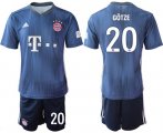 Wholesale Cheap Bayern Munchen #20 Gotze Third Soccer Club Jersey