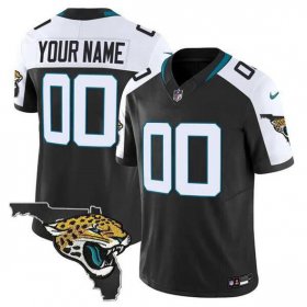 Men\'s Jacksonville Jaguars Active Player Custom Black Alternate 2025 F.U.S.E. Florida Patch Vapor Untouchable Limited Football Stitched Jersey Cheap Wholesale
