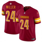 Men's Washington Commanders #24 Von Miller Burgundy 2025 F.U.S.E. Vapor Limited Football Stitched Jersey Cheap Wholesale