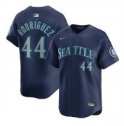 Cheap Men's Seattle Mariners #44 Julio Rodriguez Navy Limited Stitched Baseball Jersey