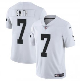 Men\'s Las Vegas Raiders #7 Geno Smith White 2025 Vapor Football Stitched Jersey Cheap
