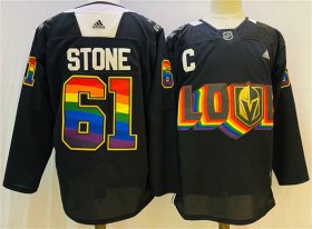 Cheap Men\'s Vegas Golden Knights #61 Mark Stone Black 2024-25 Stitched Hockey Jersey