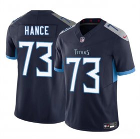 Men\'s Tennessee Titans #73 Blake Hance Navy 2025 F.U.S.E. Vapor Limited Football Stitched Jersey Cheap
