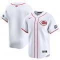 Cheap Men's Cincinnati Reds Blank White 2025 Speedway Classic Home Limited Stitched Baseball Jersey