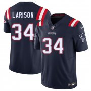 Men's New England Patriots #34 Lan Larison Navy 2025 F.U.S.E. Vapor Limited Stitched Jersey Cheap Wholesale