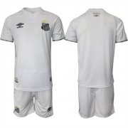 Cheap Men's Santos F.C. Blank 25-26 White Home Soccer Jersey Suit