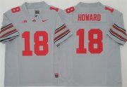 Cheap Men's Ohio State Buckeyes #18 Will Howard Gray 2025 F.U.S.E. Limited Stitched Jersey
