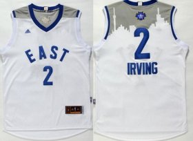 Wholesale Cheap 2015-16 NBA Eastern All-Stars Men\'s #2 Kyrie Irving Revolution 30 Swingman White Jersey