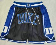 Cheap Men's Duke Blue Devils Black Just Don Shorts
