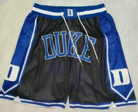 Cheap Men\'s Duke Blue Devils Black Just Don Shorts