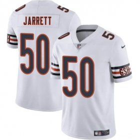 Men\'s Chicago Bears #50 Grady Jarrett White 2025 Vapor Football Stitched Jersey Cheap